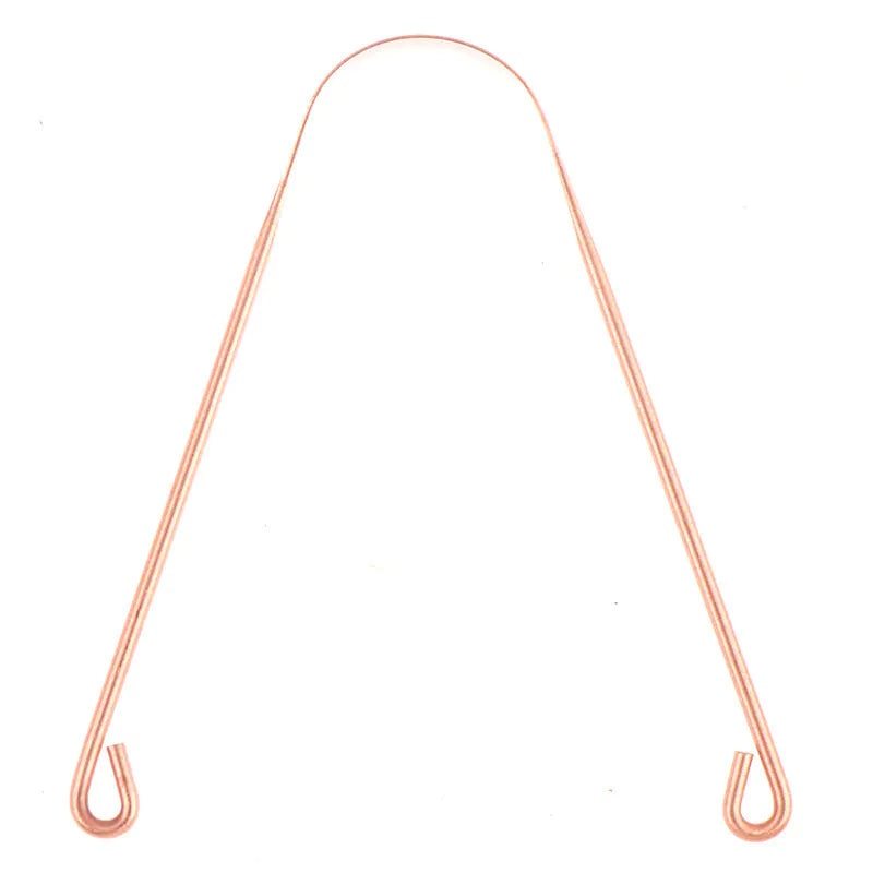 Copper Tongue Scraper U-Shaped Oral Care Tool