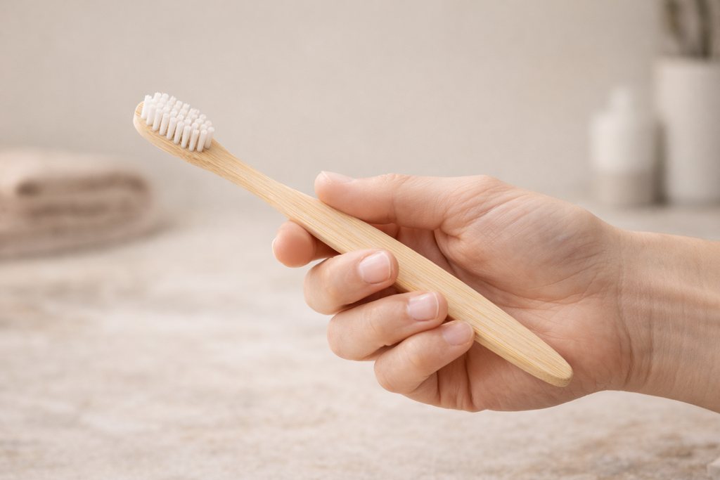 Bamboo Toothbrush Set (4 Pieces)